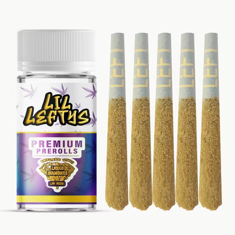 Lil Lefty - Monster Cookies - Liquid Diamond Infused - 5pk - Pre-Rolls image 0