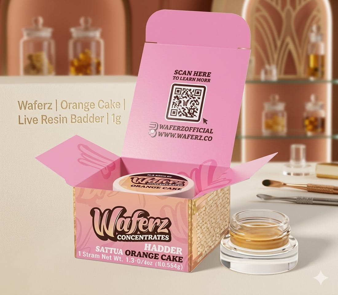 Product Waferz | Orange Cake | Live Resin Badder | 1g
