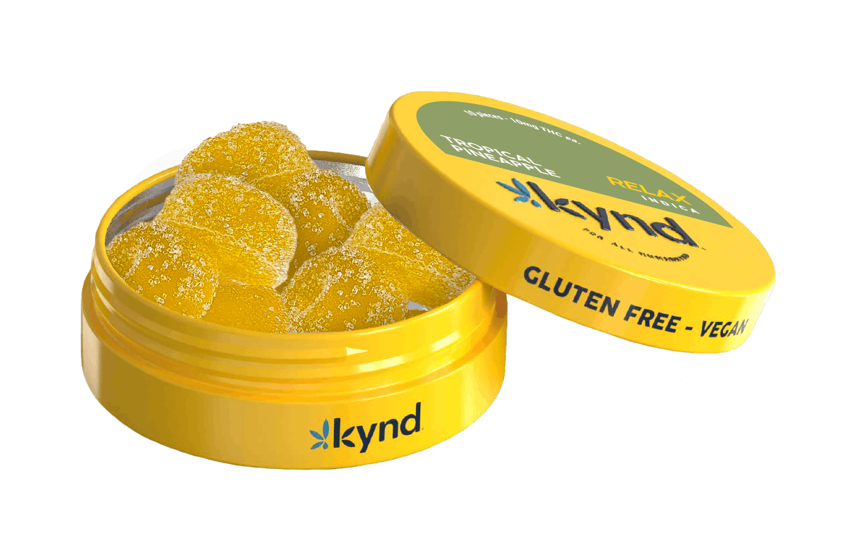 Kynd Tropical Pineapple Relax Gummies 10mg (10pk)