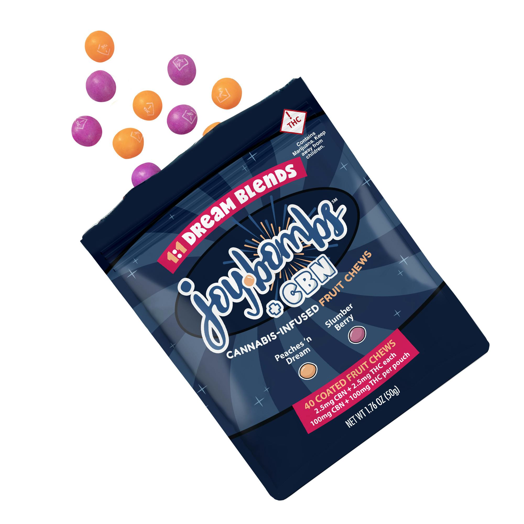 Photo of Joy Bombs THC + CBN 1:1 Dream Blends (40pk / 100mg THC)