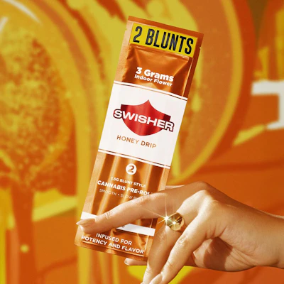Swisher - 2-Pack 1.5g Infused Blunts - Honey Drip (H)