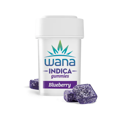 Wana | Gummies | Indica | Blueberry | 100mg-active