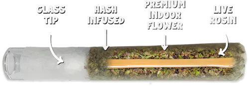 Wavvy – Mini Donut – Runtz – Infused Joint – 1.3g-1