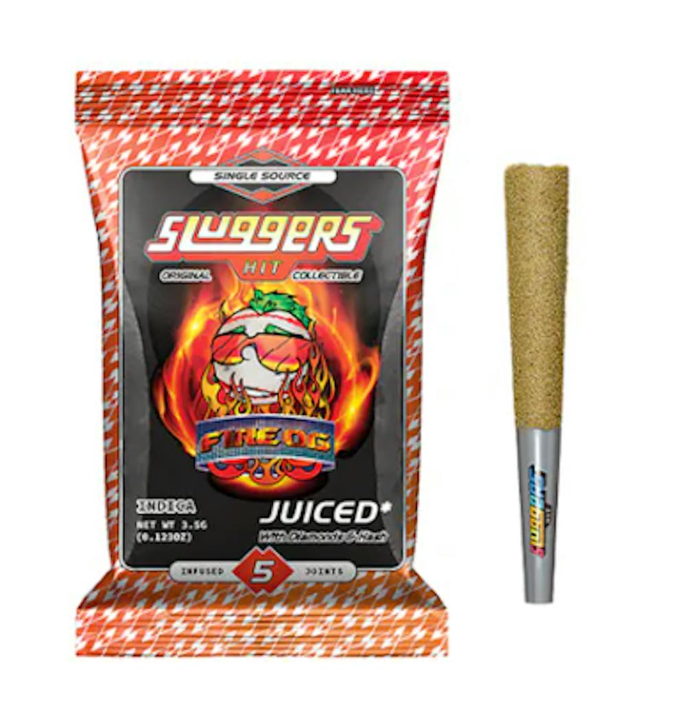 Product Infused Preroll | Fire OG (I) | Juiced 5pk | Sluggers