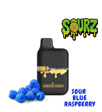 Liquid Gold Sour Strawberry Live Resin All In One Disposable