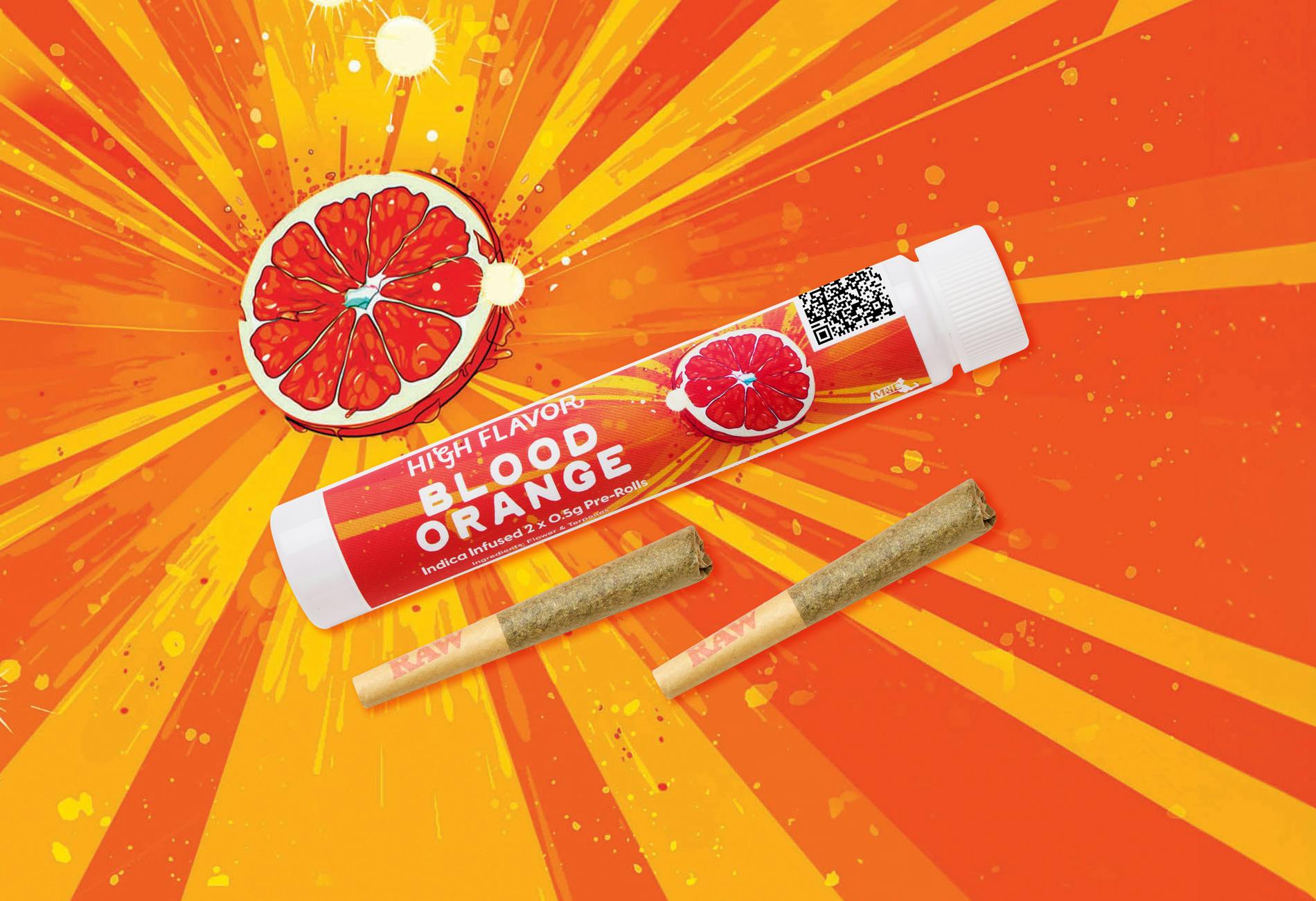 High Flavor Blood Orange Infused Pre-Roll I 2 Pack for Sale | Garden ...