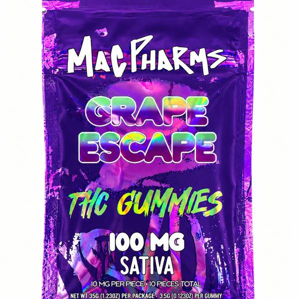 Mac Pharms - Gummies - Grape Escape 10pcs