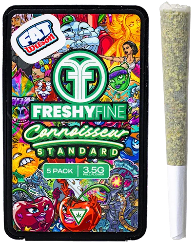 Freshy Fine - 5-Pack .7g Prerolls - Fat Wilson - PRE_ROLLS by Freshy Fine at King of Budz