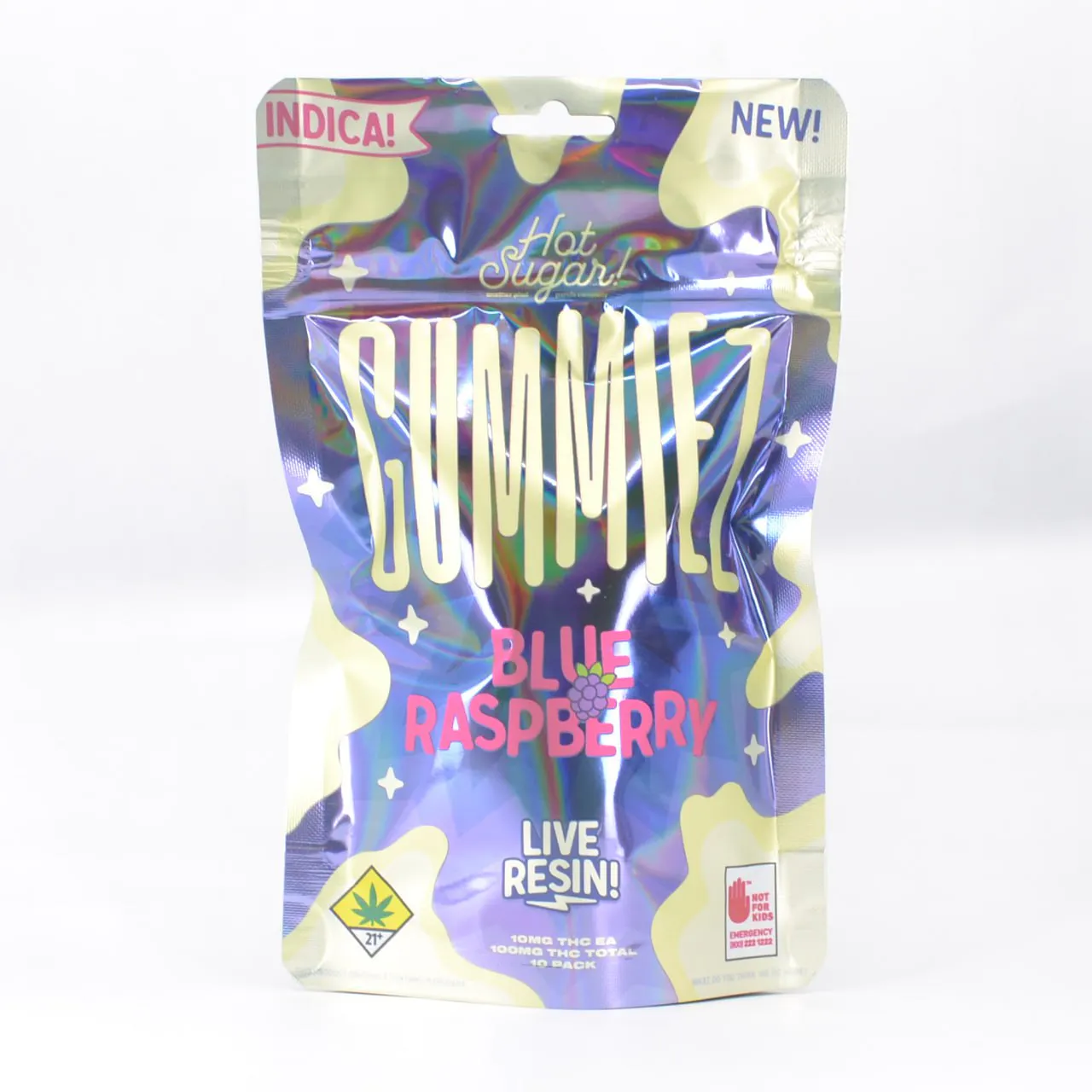 Phat Panda - Live Resin - Blue Raspberry Indica Gummiez 10pk | 365