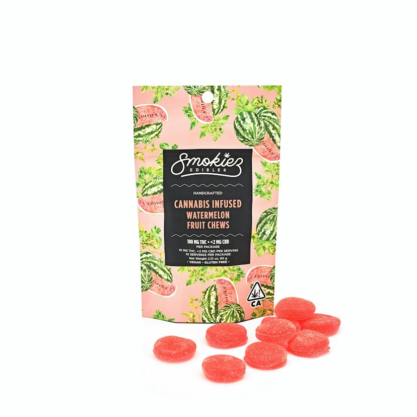 Smokiez Sweet Watermelon Gummies 100mg Hybrid