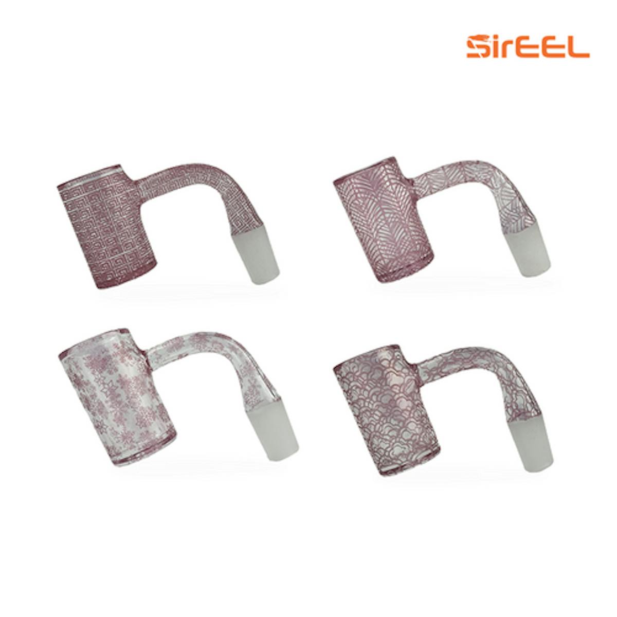 Image of SirEEL Fumed Etched Quartz Banger | 14mm Male