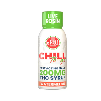 Chill Medicated - 200mg Live Rosin Syrup To-Go - Watermelon