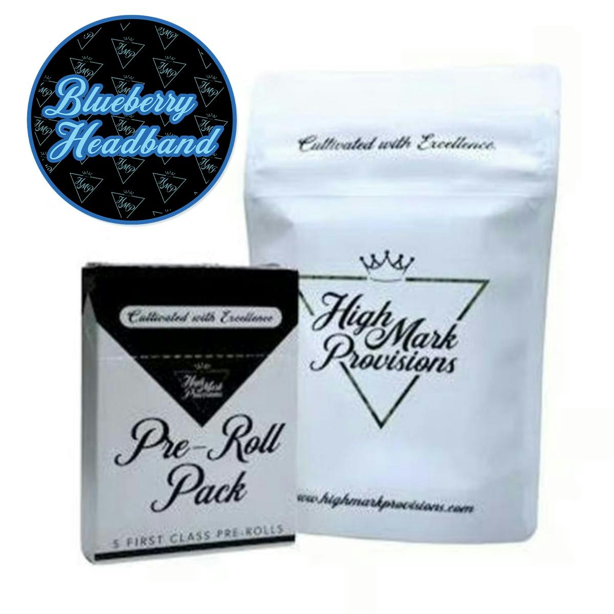 Product Blueberry Headband Pre Roll 5pk