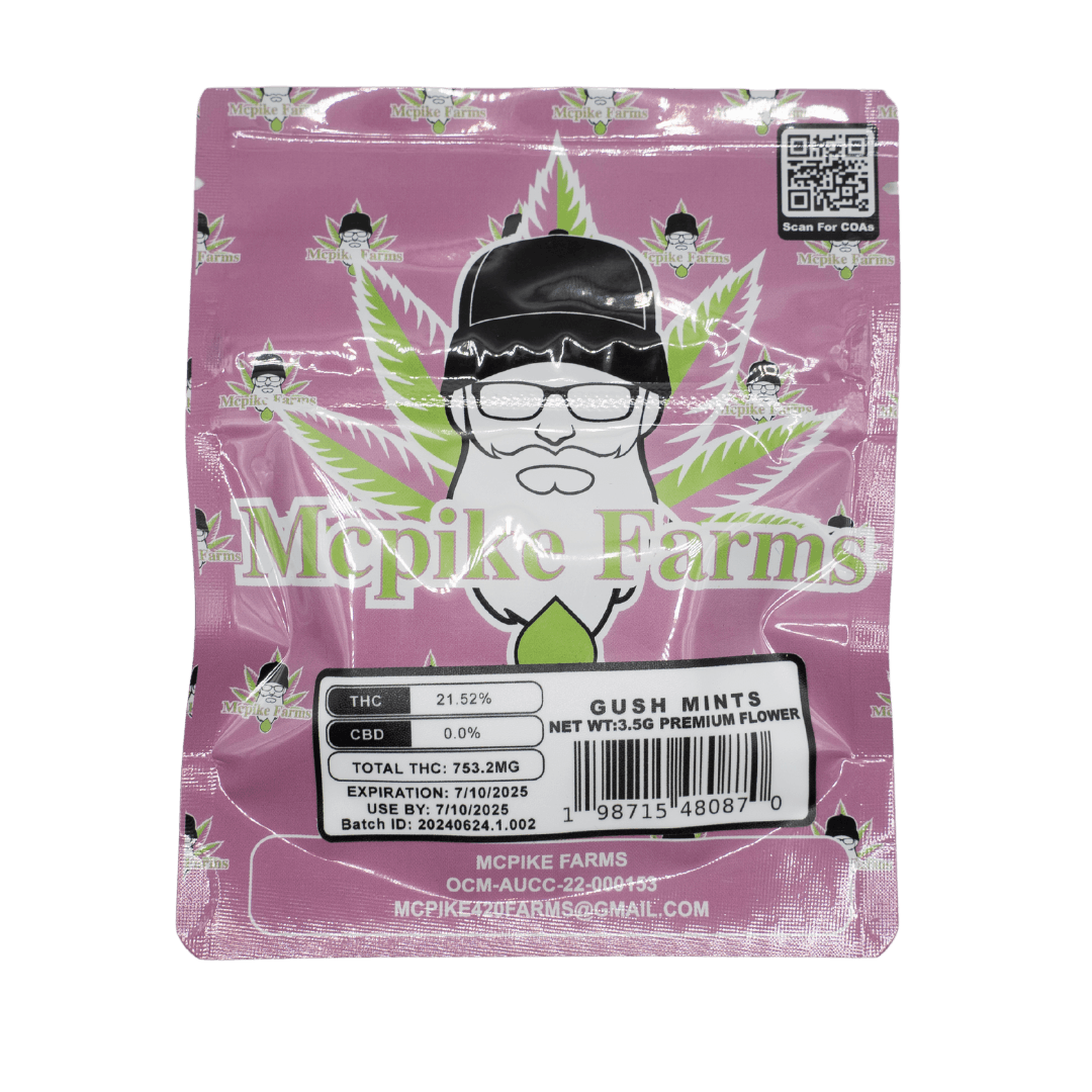 McPike Farms-Flower 3.5g-Gush Mintz-0