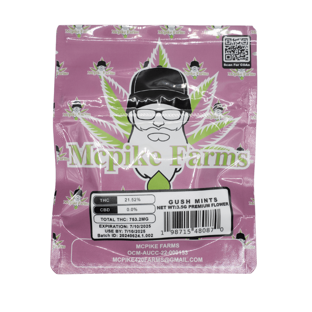 McPike Farms-Flower 3.5g-Gush Mintz