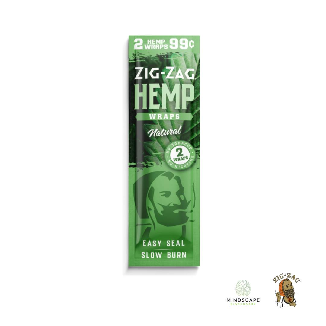 ZIG ZAG CIGAR HEMP WRAP NATURAL