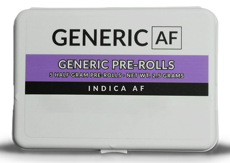 Photo of Generic AF | Generic Indica | Pre-Rolls 5×0.5g