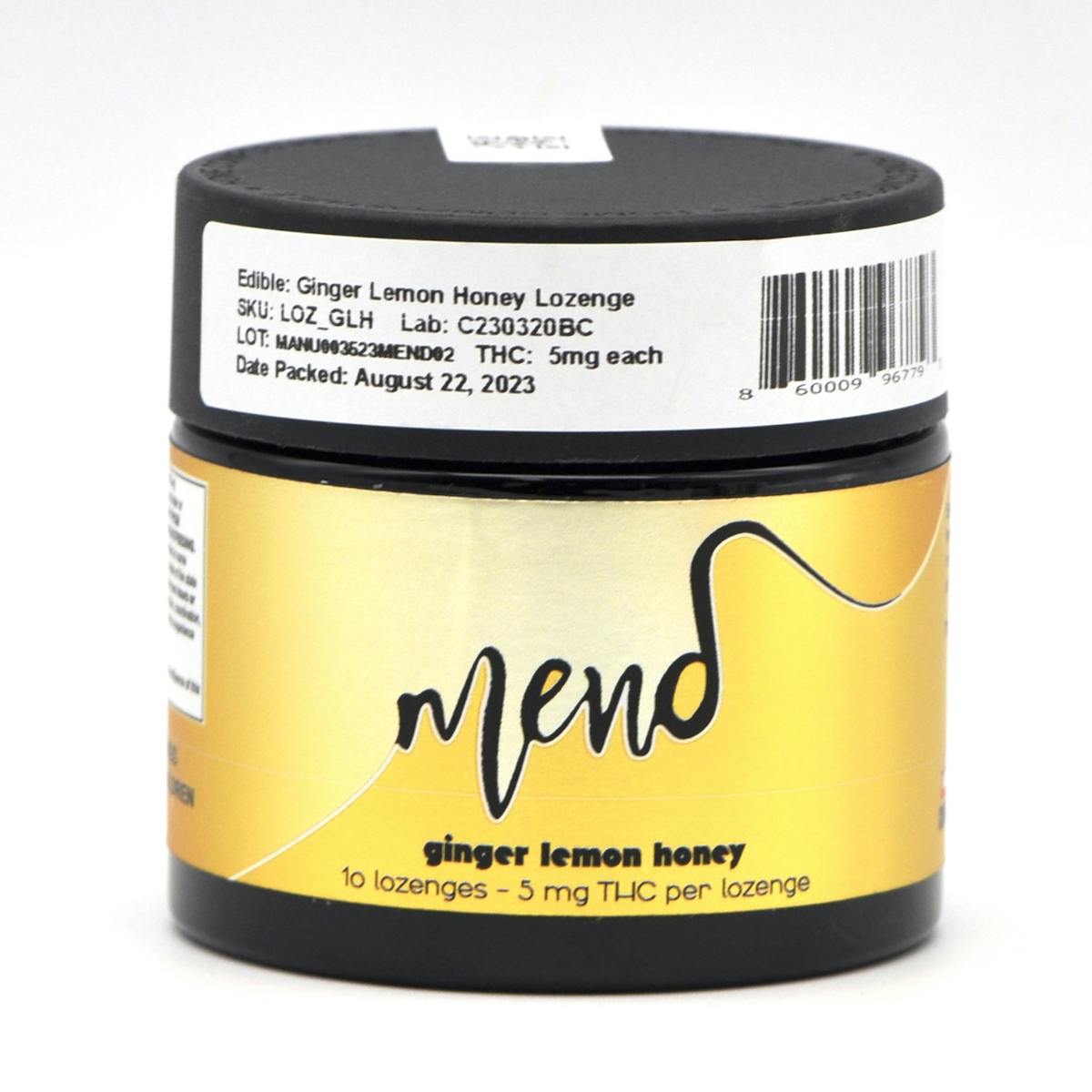 Image of Ginger Honey Lemon Lozenge | 50mg THC