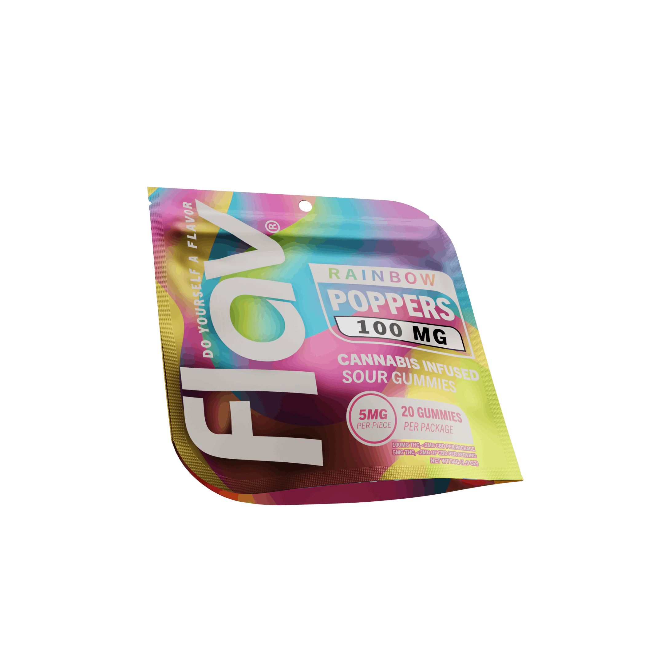 Rainbow Poppers - 100mg-2