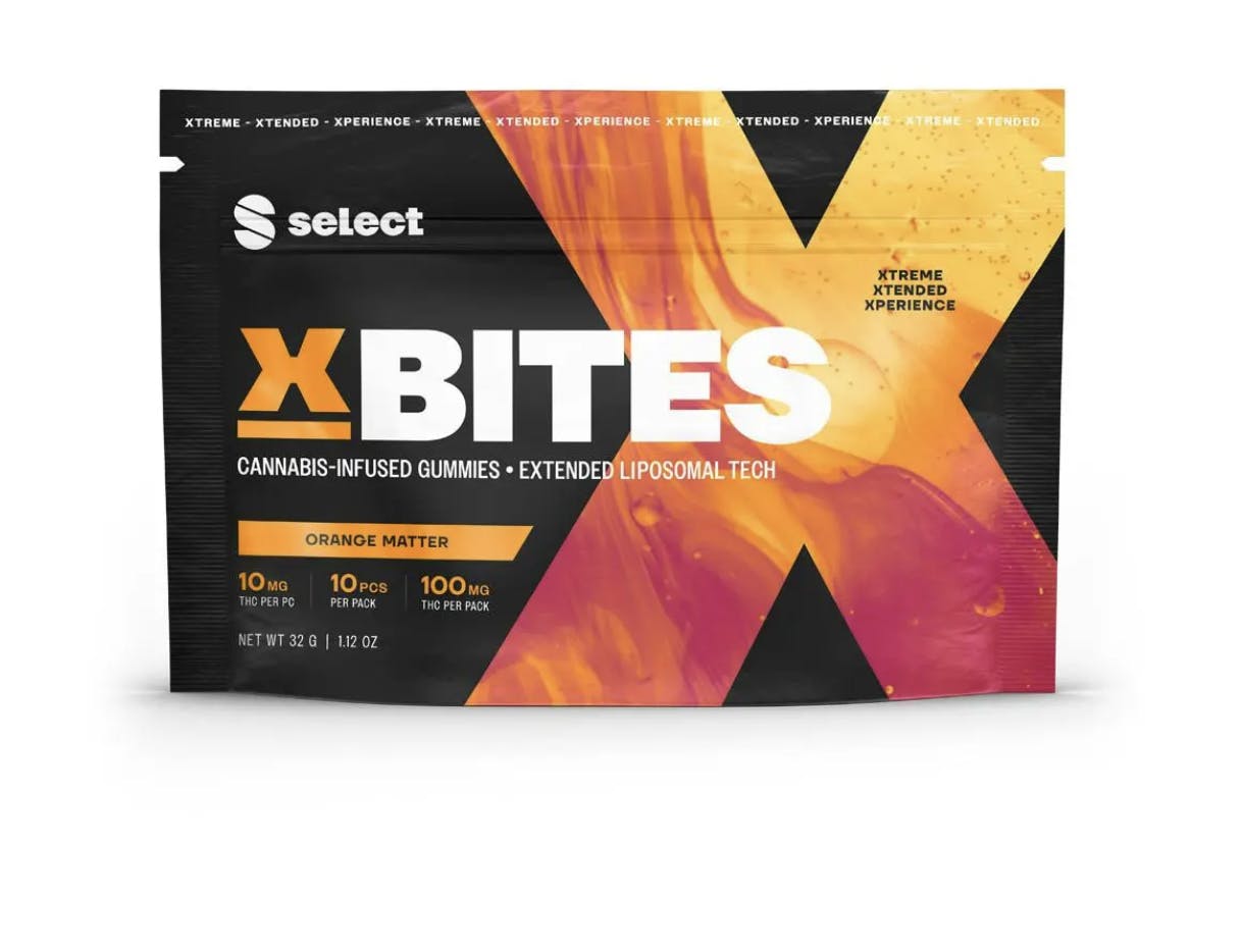 Select | X Bites | Orange Matter | 10 Pack | 100MG