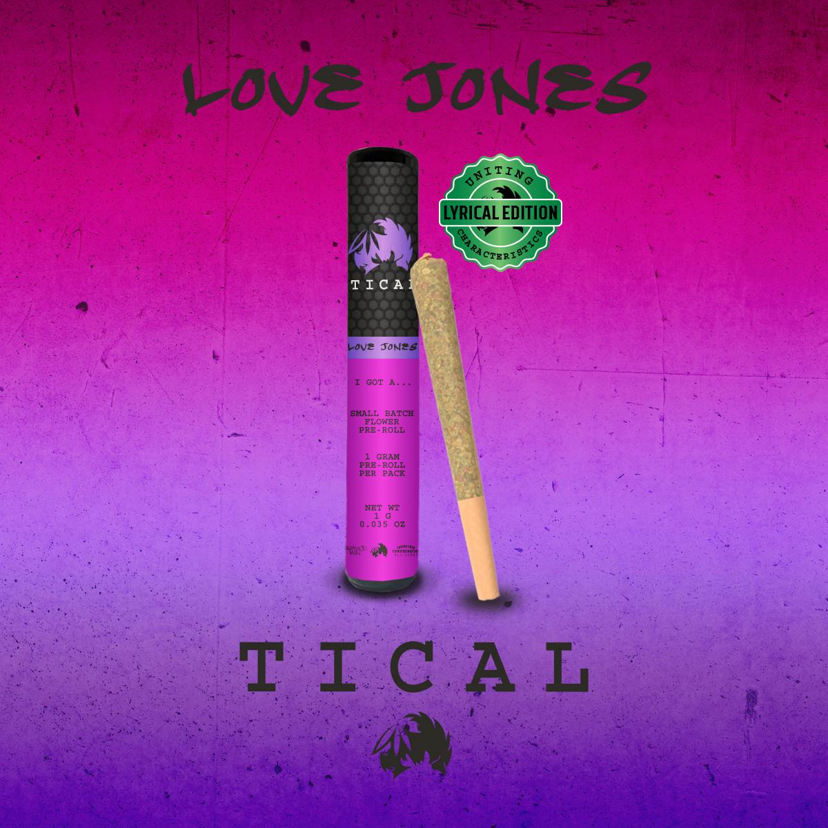 Product Tical | Love Jones | Preroll | 1g