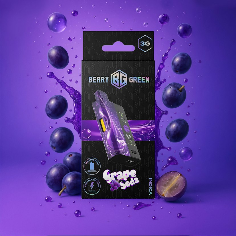 Berry Green - Grape Soda Disposable