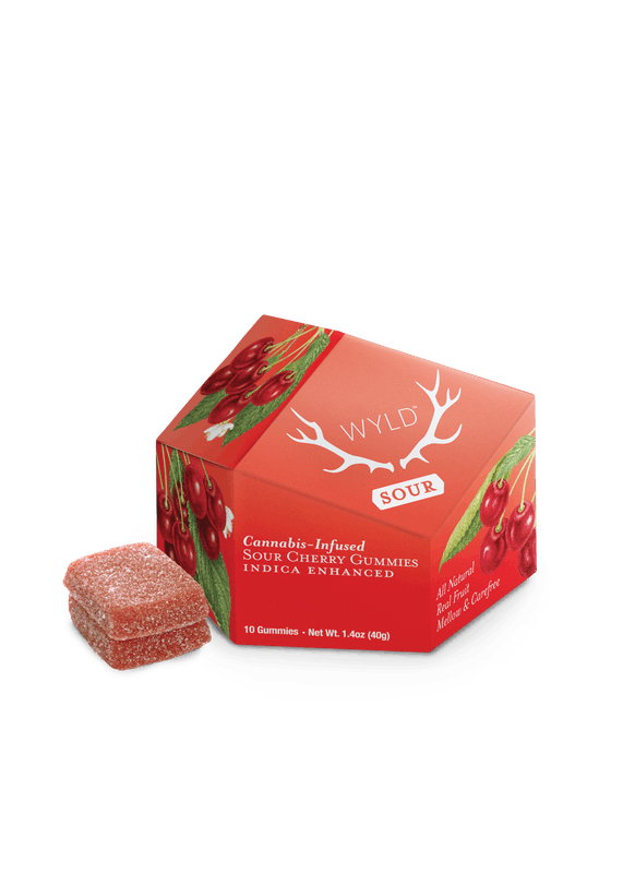 Photo of Sour Cherry Indica Enhanced Gummies
