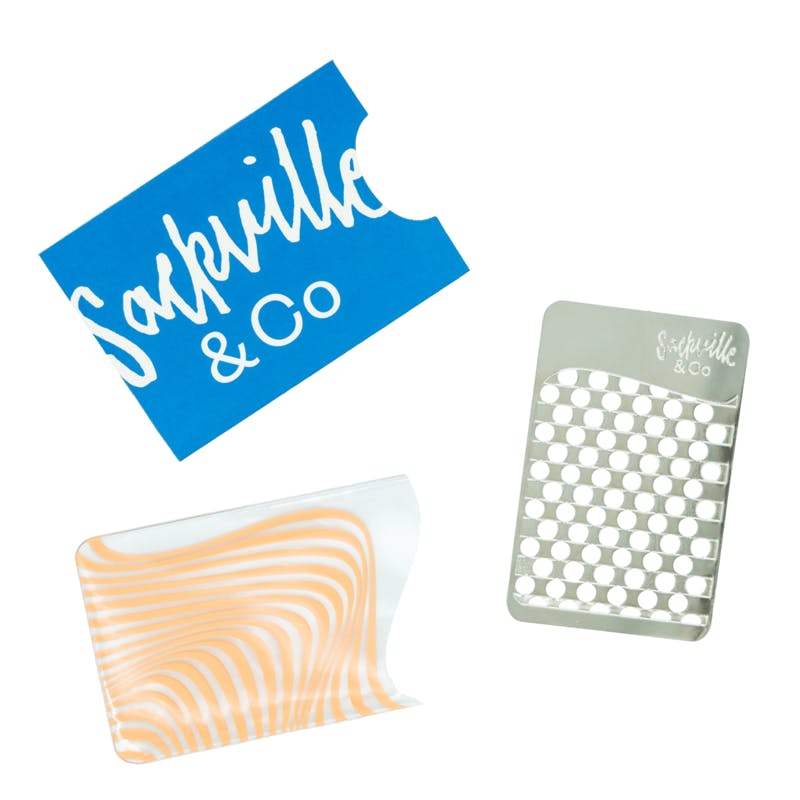 Sackville & Co. | Grinder Card | Silver