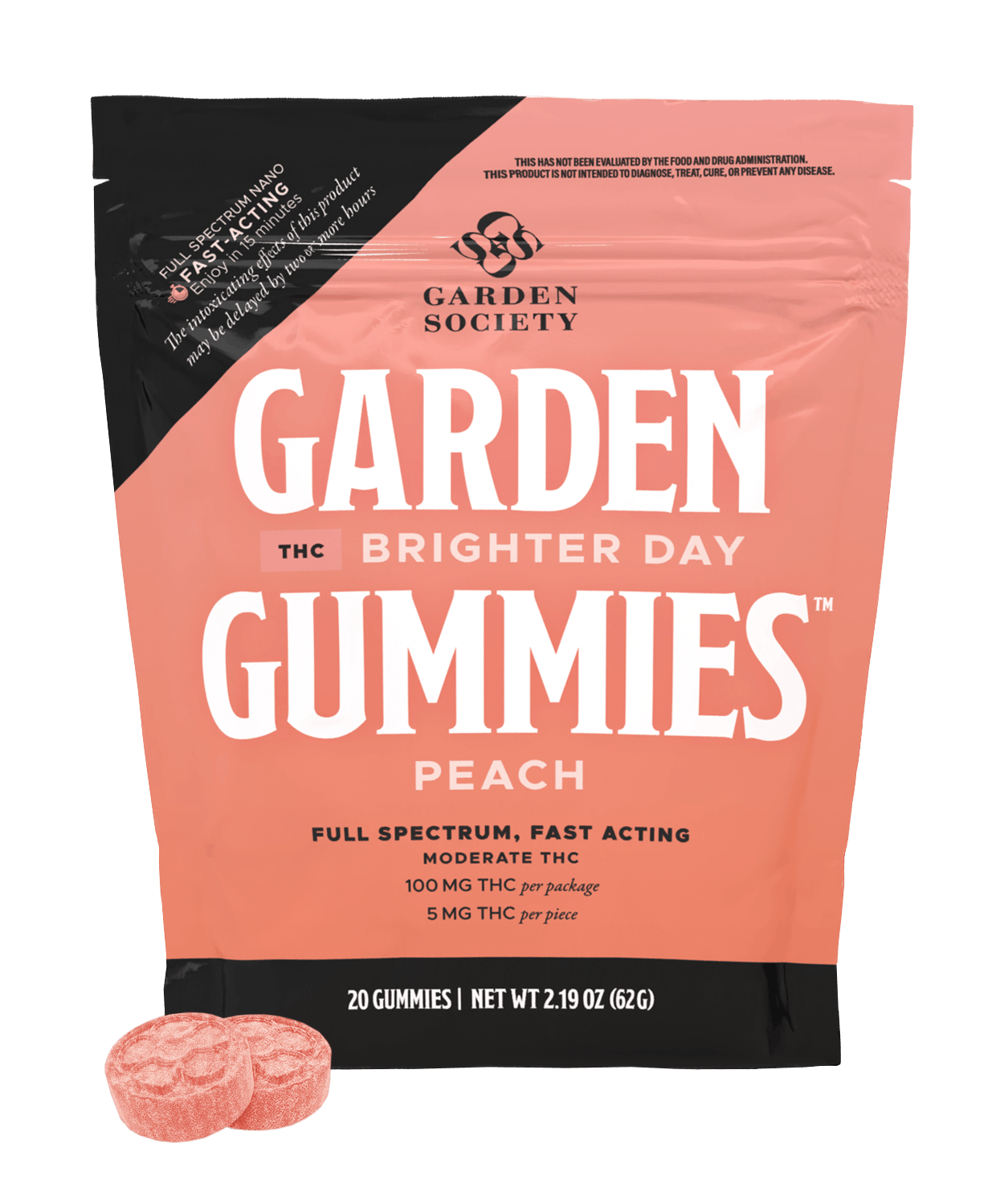 Garden Gummies Peach