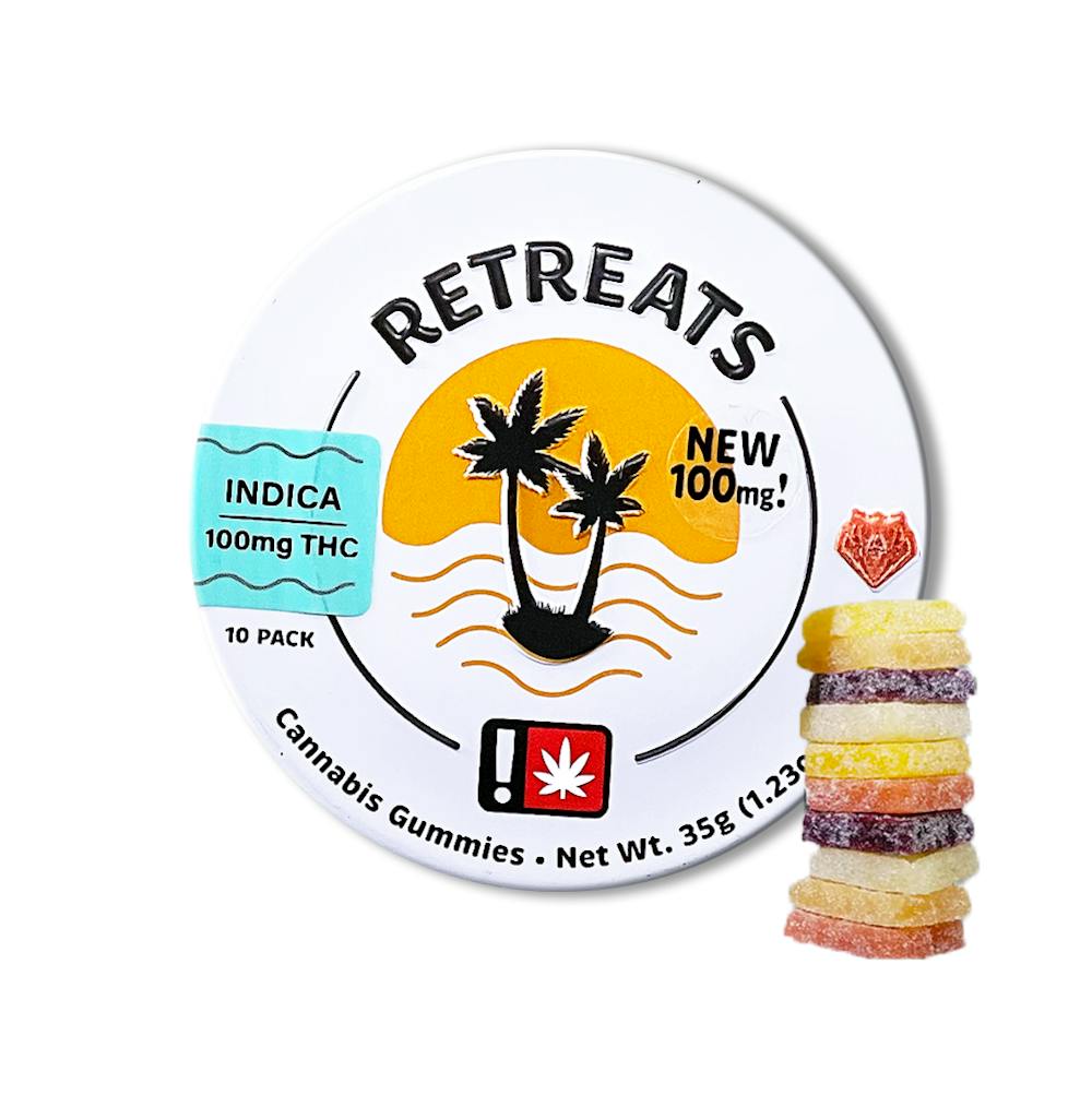 Product WVA | Retreats | 100mg Indica 10-Pack Gummies