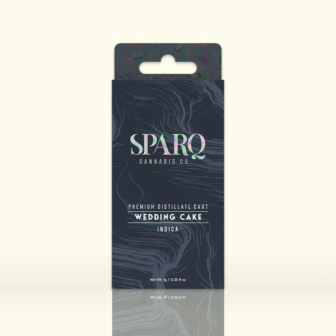 SPARQ Vape Cart - Wedding Cake | 1mL - Green Hearts Dispensary