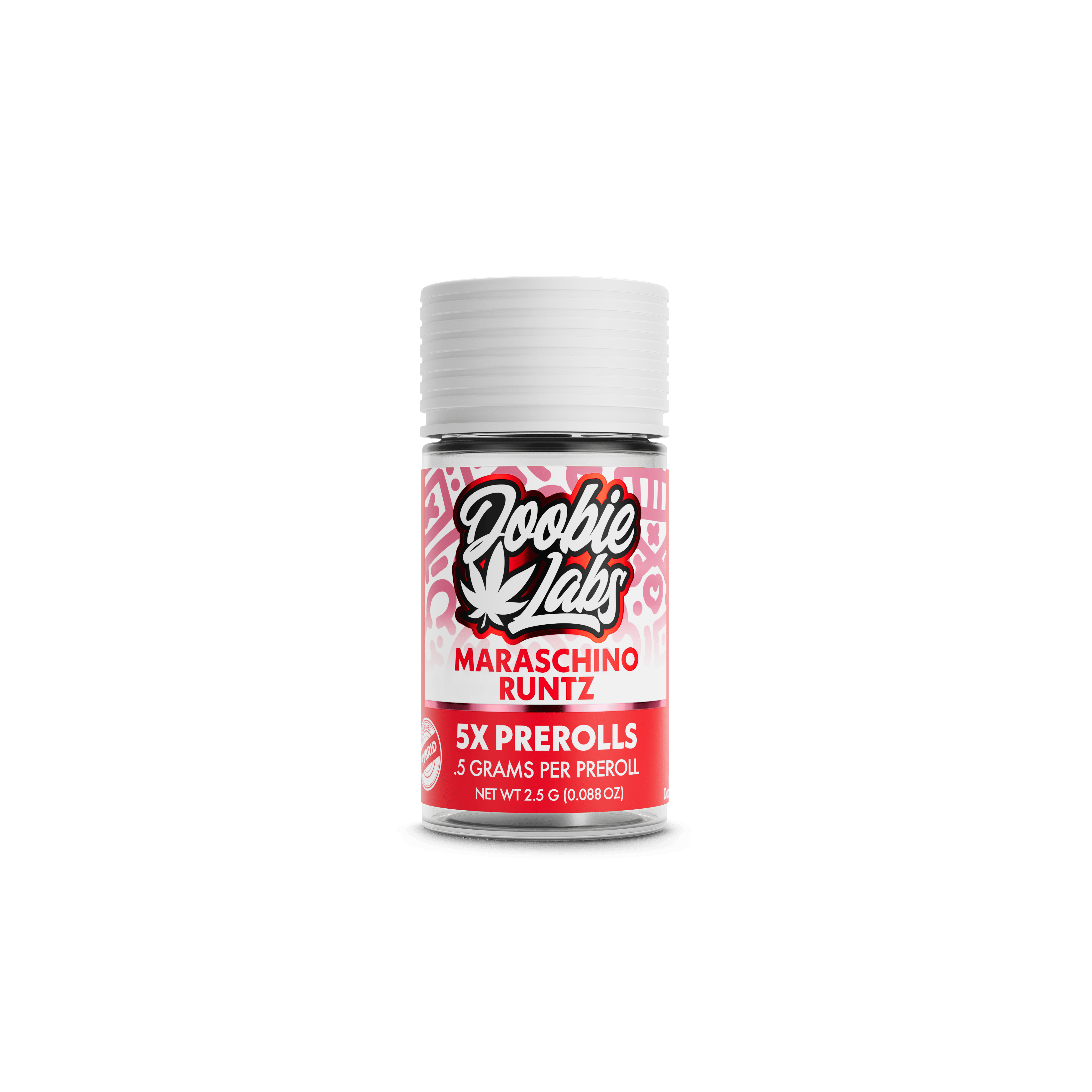 Doobie Labs Maraschino Runtz 5pk 2.5g Indoor Pre-Rolls