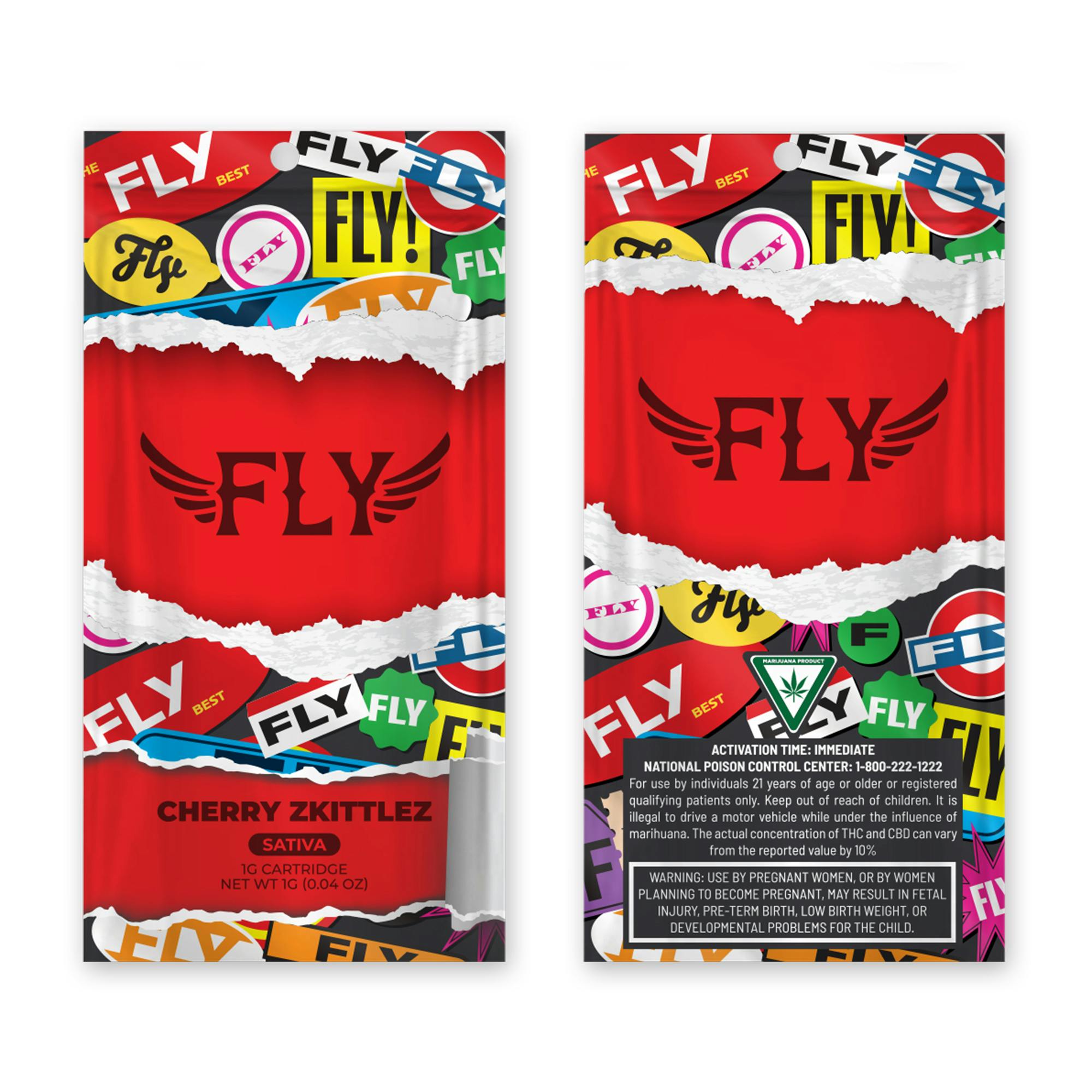 Product: FLY | Vape Cart - 1g - Cherry Zkittles