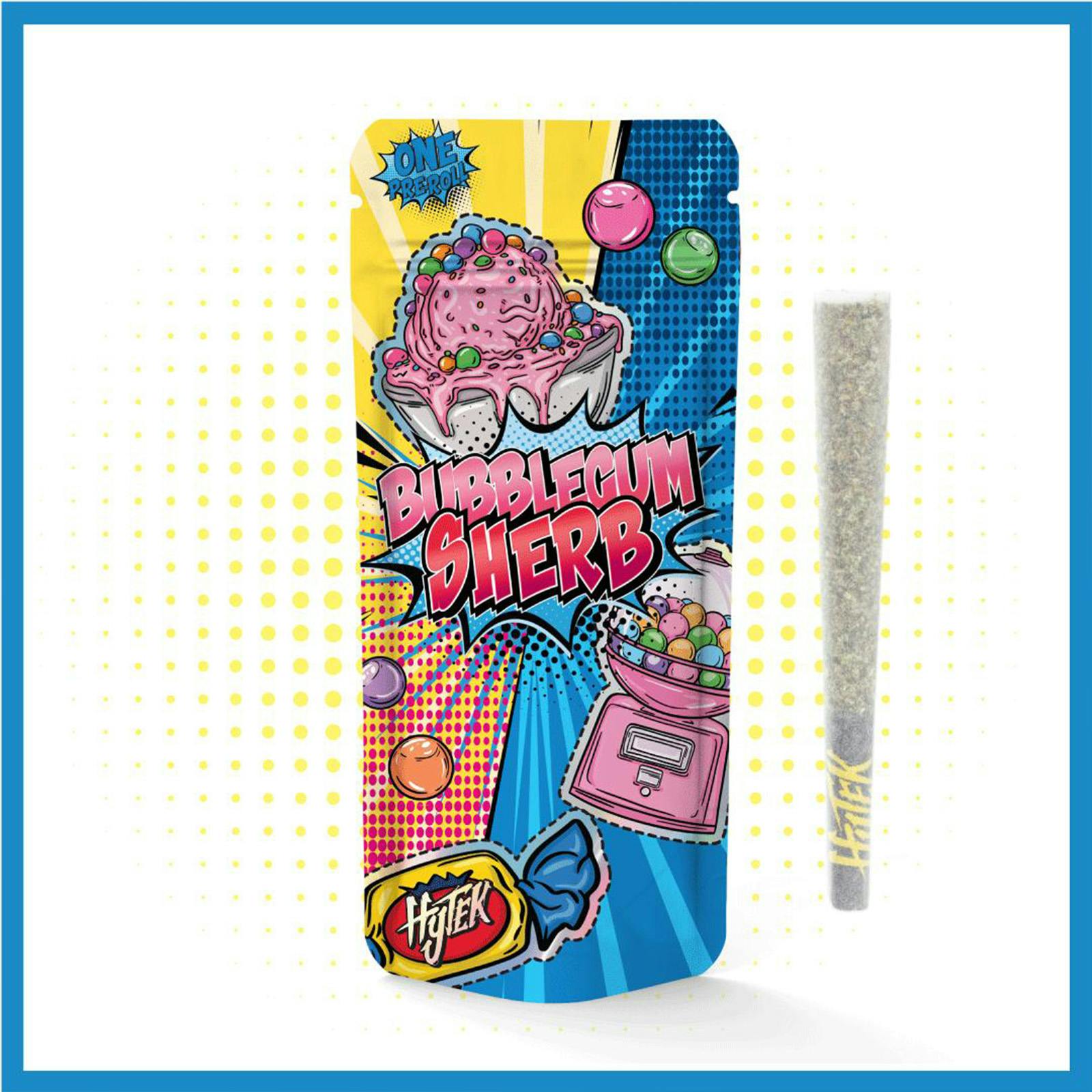 Hytek - 1g Preroll - Bubblegum Sherb