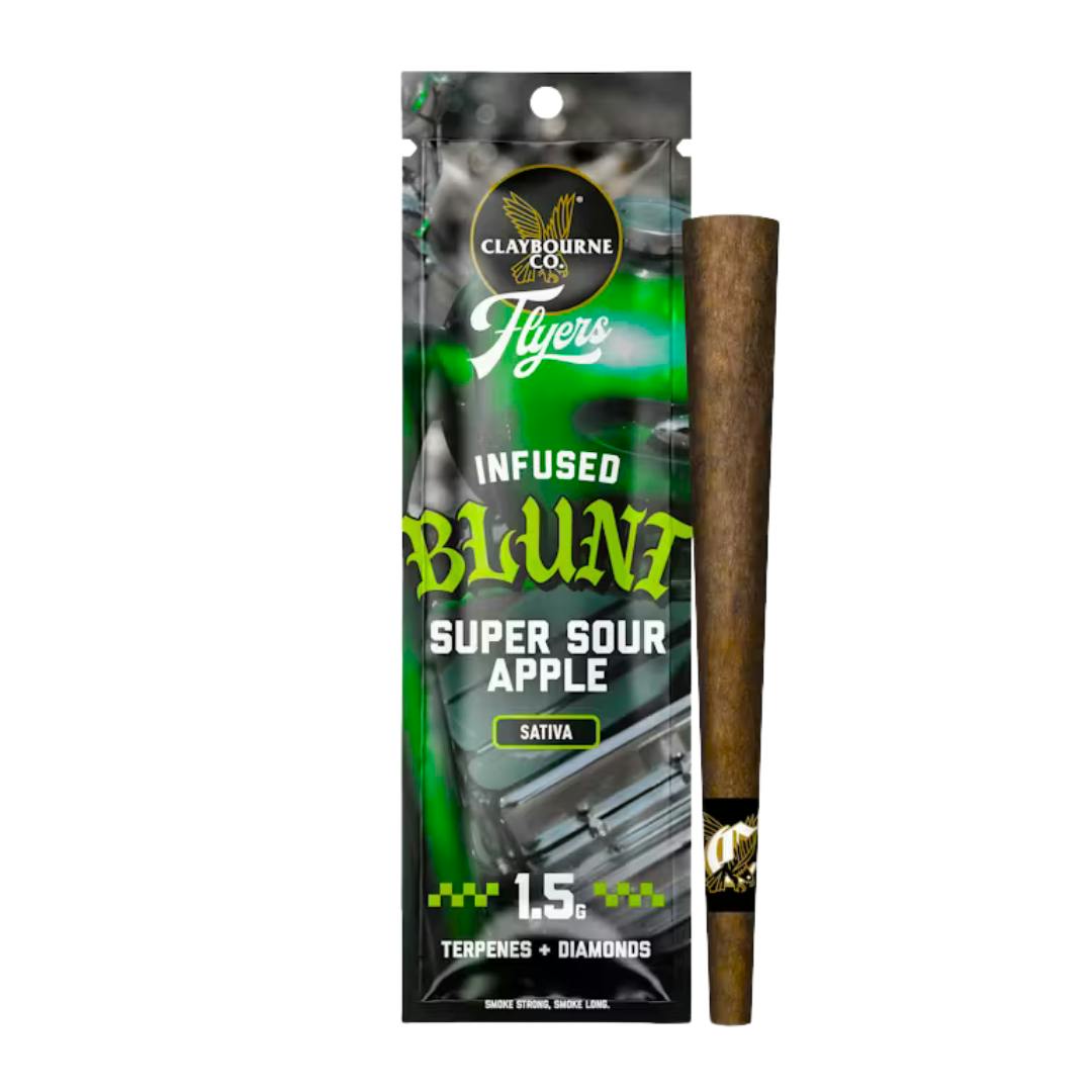 SUPER SOUR APPLE TERPENE + DIAMOND INFUSED BLUNT-0