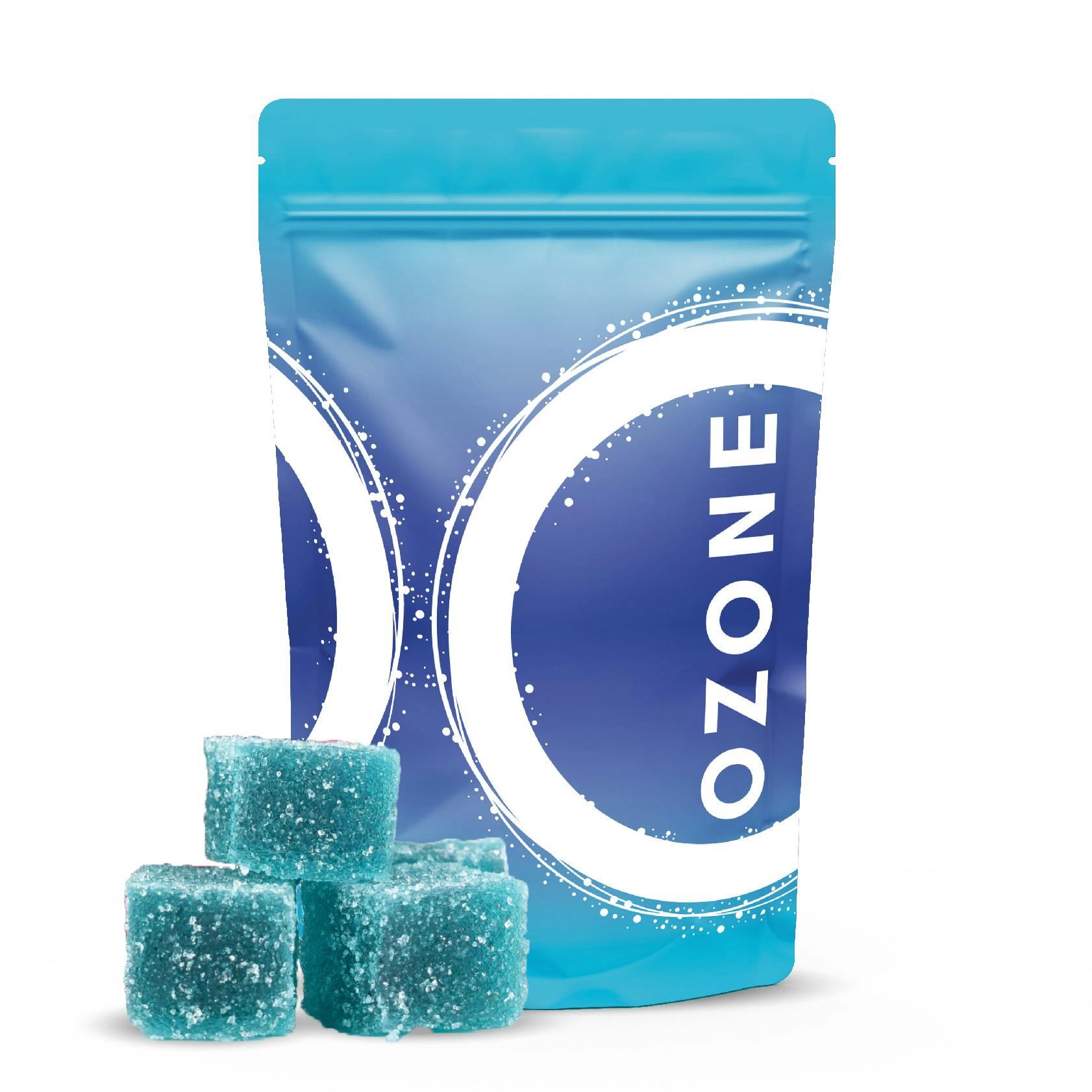 Ozone Blue Raspberry | Gummies | 100mg | 10pk - High Rollers
