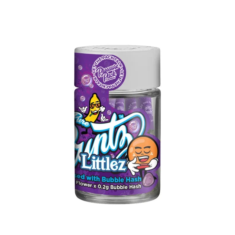 Pressure Pack - 5-Pack .7g Bubble Hash Infused Prerolls - Super Pure Runtz