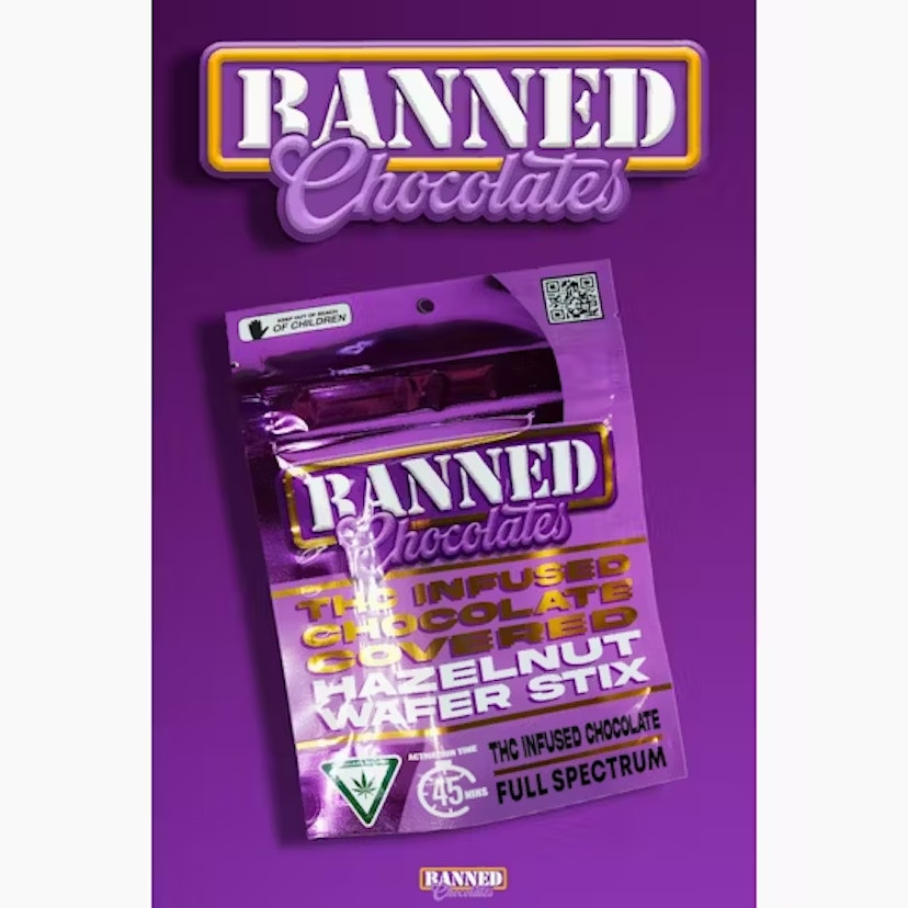 Banned | 200mg Wafer Stix | Hazel Nut