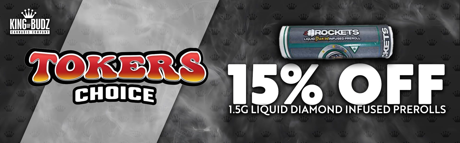 Toker's Choice 1.5g Liquid Diamond Infused Prerolls 10/$30