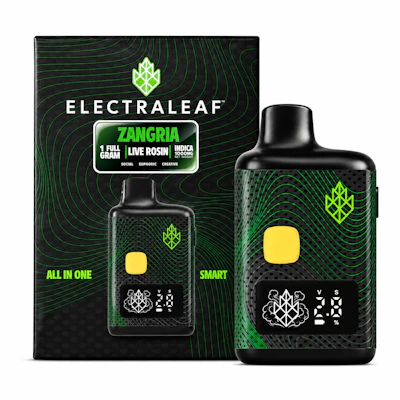 Electraleaf - 1g Rosin Disposable - Zangria - DISPOSABLES by ElectraLeaf at King of Budz