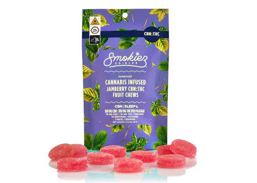 Smokiez | Sweet Jamberry | 1:1 THC / CBN | 10pk-1