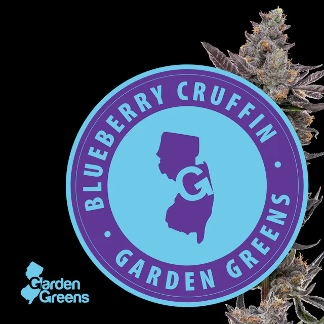 Garden Greens Big Buds Blueberry Cruffin 7g (indica hybrid, flower)