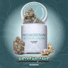 Michigrown - 14g Prepack Jar - Wedding Cake - FLOWER by Michigrown at King of Budz