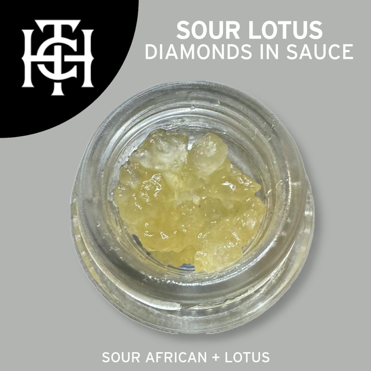 Photo of Sour Lotus 1g Diamonds in Sauce