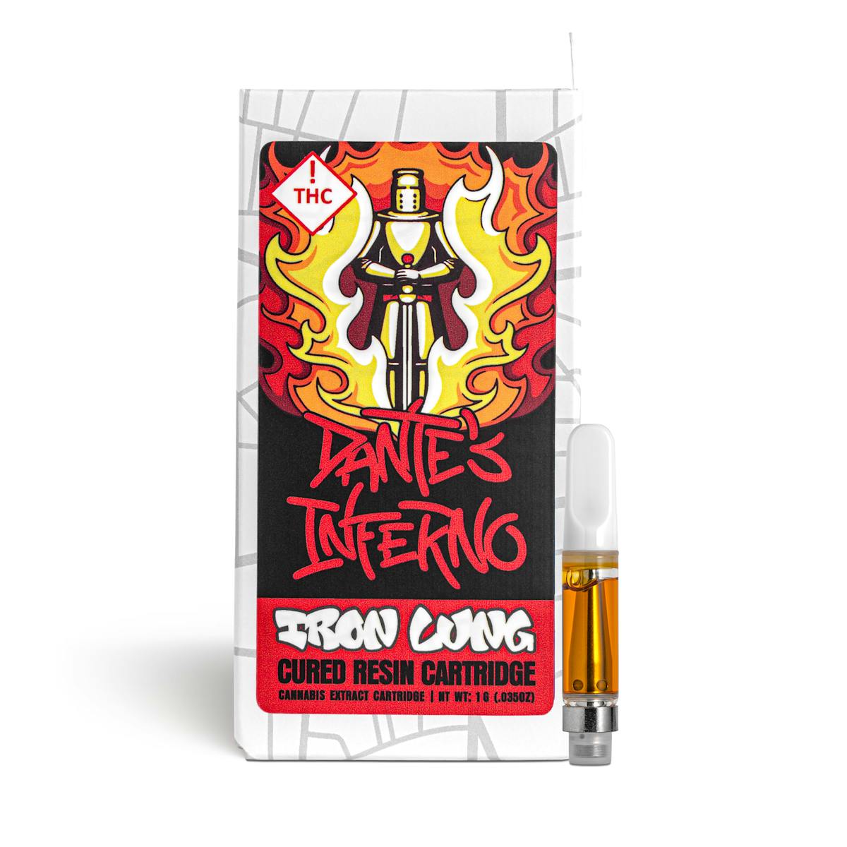 Photo of Dante’s Inferno Cured Resin Cart