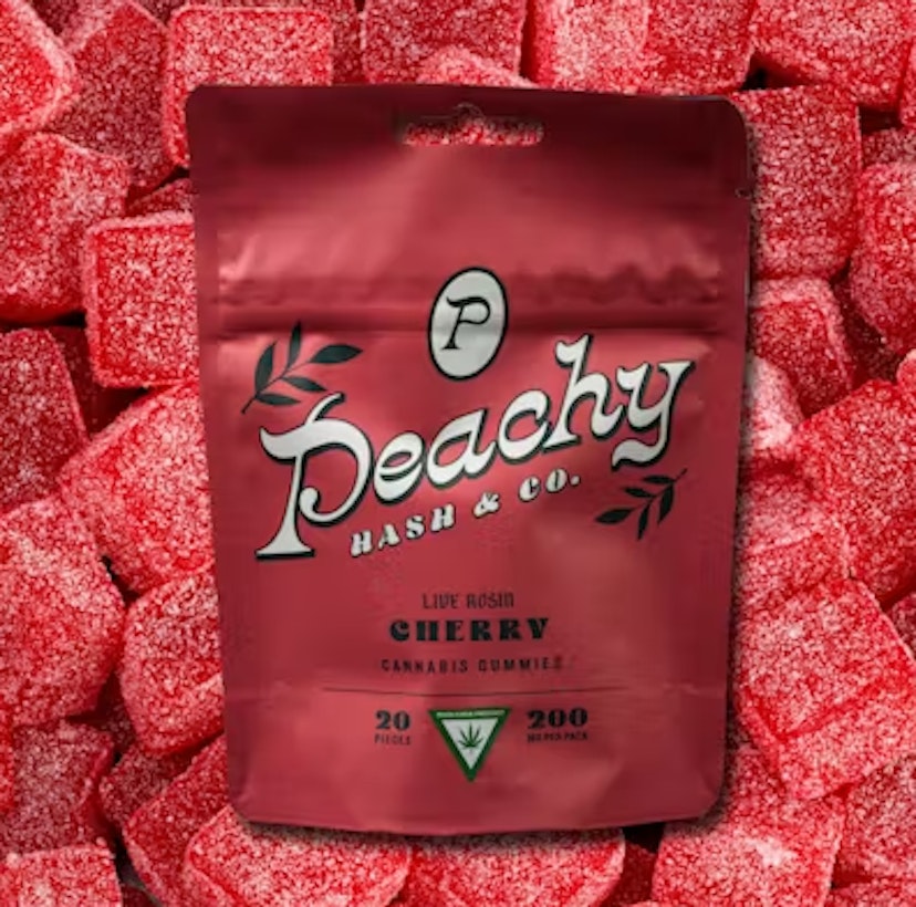 Peachy Hash | 200mg Rosin Gummies | Cherry