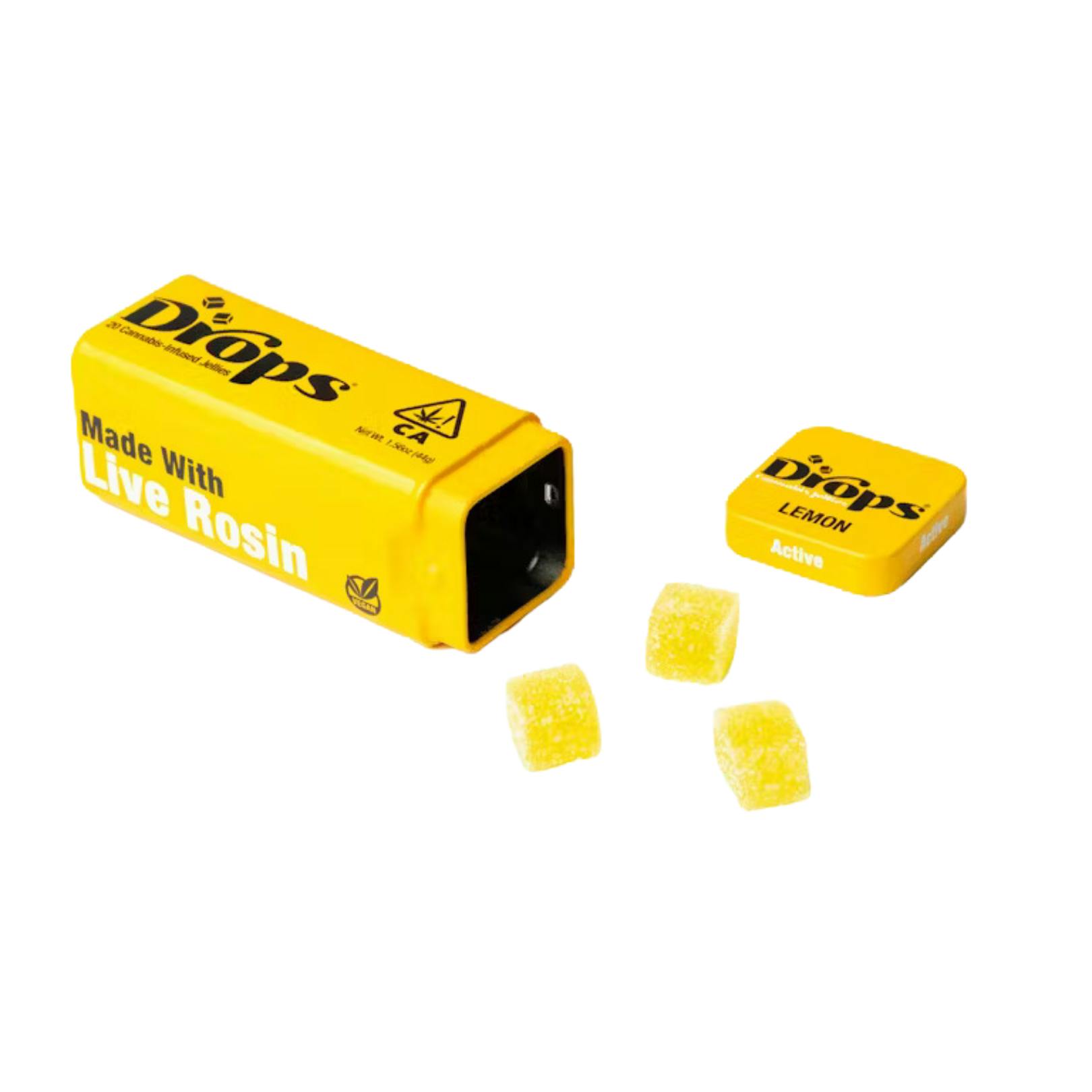 LEMON LIVE ROSIN GUMMIES 20-PACK (ACTIVE)