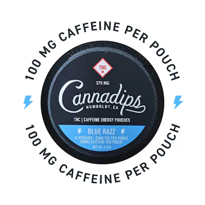 cbd tobacco pouch Wintergreen Infused Pouches Relax with Cannadips Blue Razz