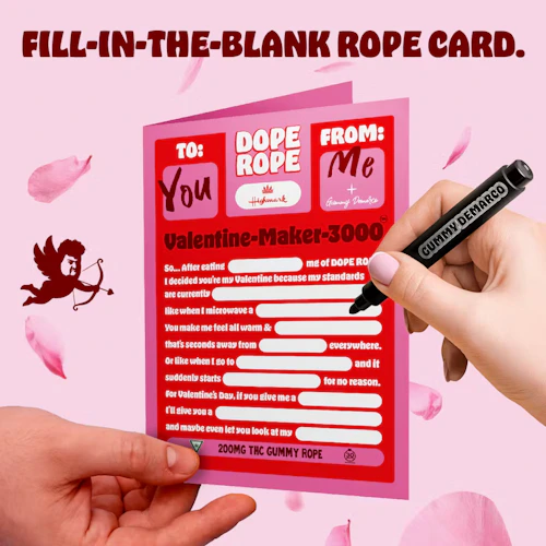 Dope Rope - 200mg Gummies - V-Day Maker 3000