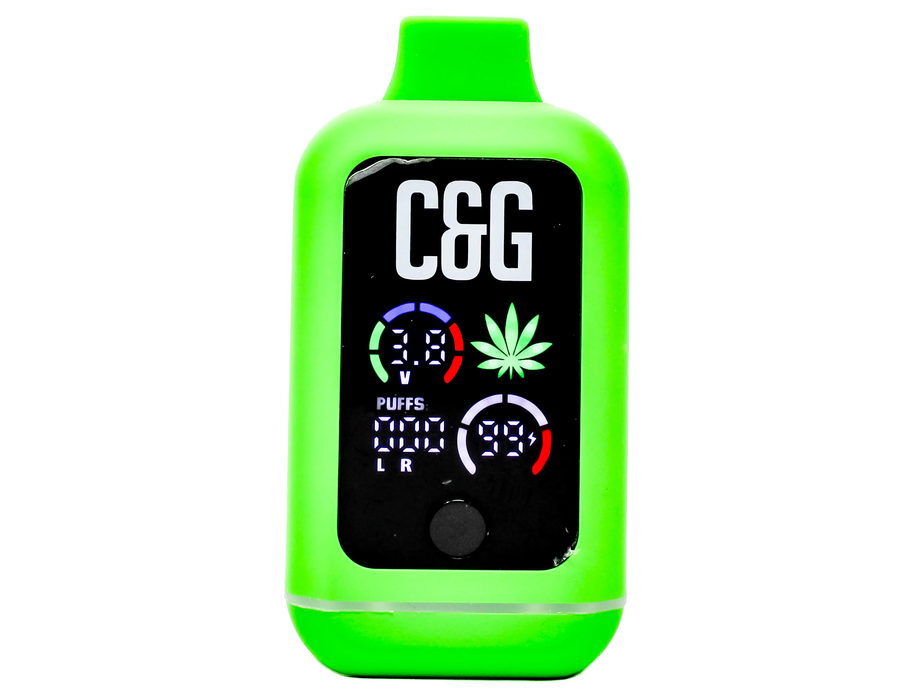 XYZ Branded Dual Cart Battery Green 95167862 | Cannabis and Glass